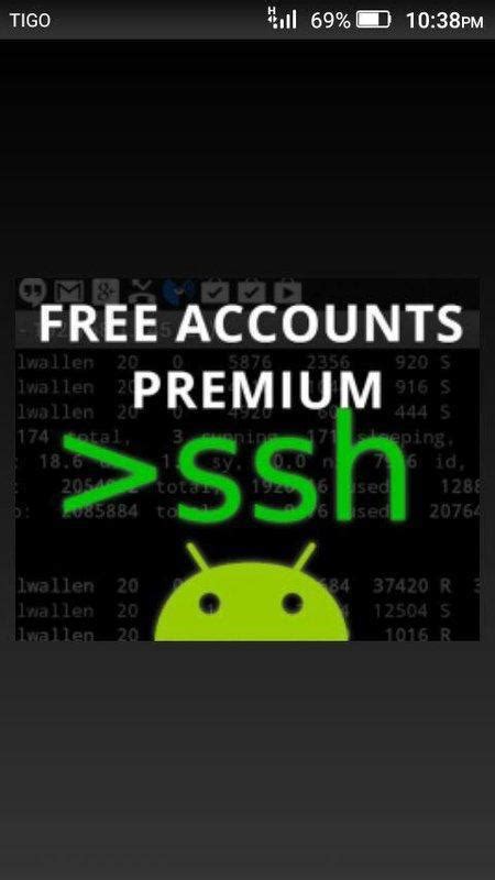This SSH Server location in Singapore with daily account limit 2000. . Ssh premium account